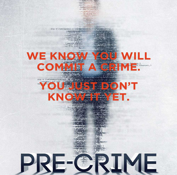 Pre-Crime plakat