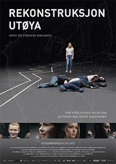 Rekonstruksjon Utøya plakat
