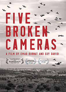 Five Broken Cameras  plakat